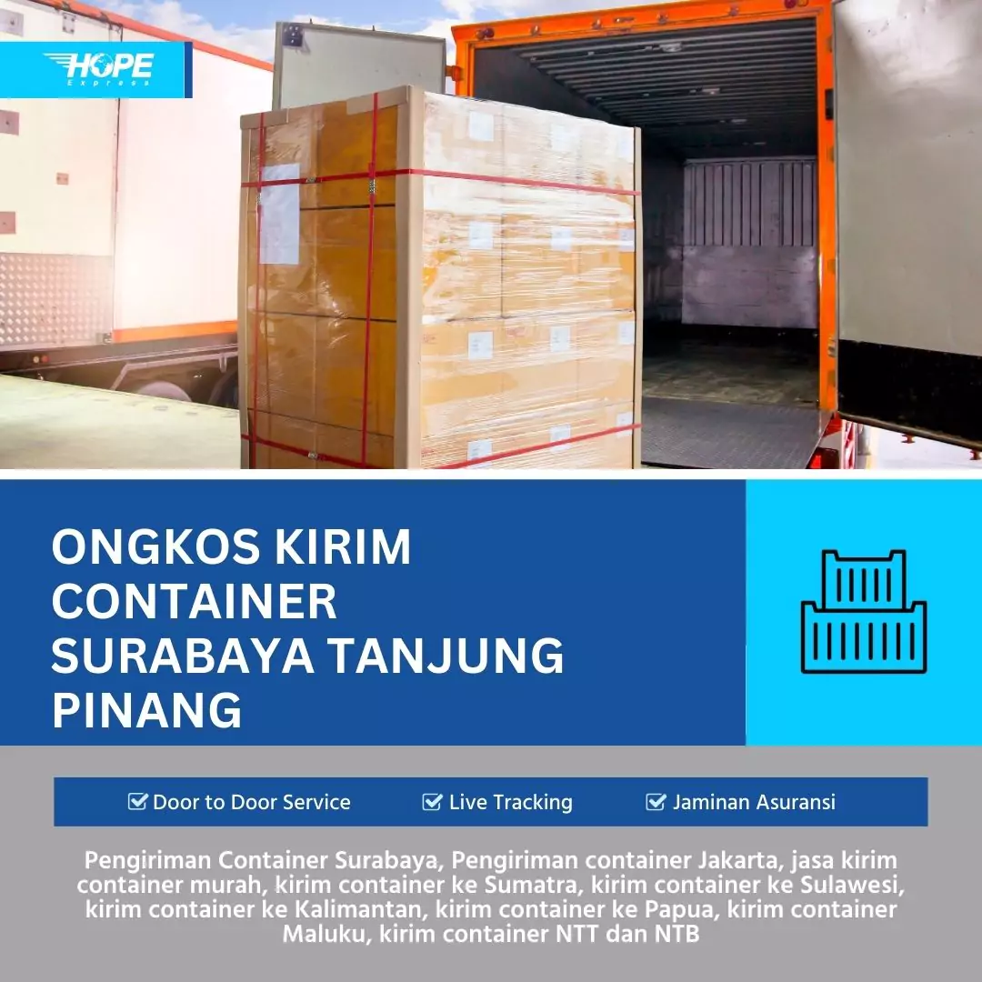 Ongkos Kirim Container Surabaya Tanjung Pinang