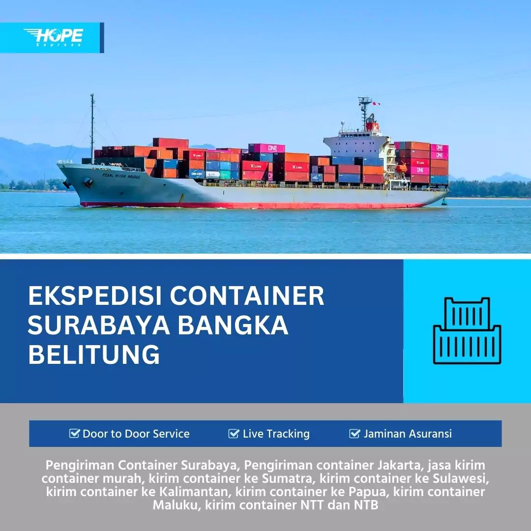 Ekspedisi Container Surabaya Bangka Belitung