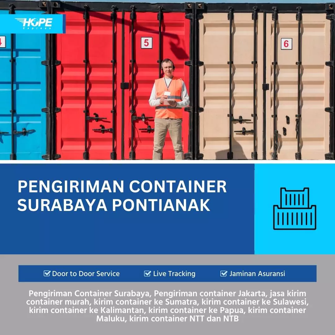 Pengiriman Container Surabaya Pontianak