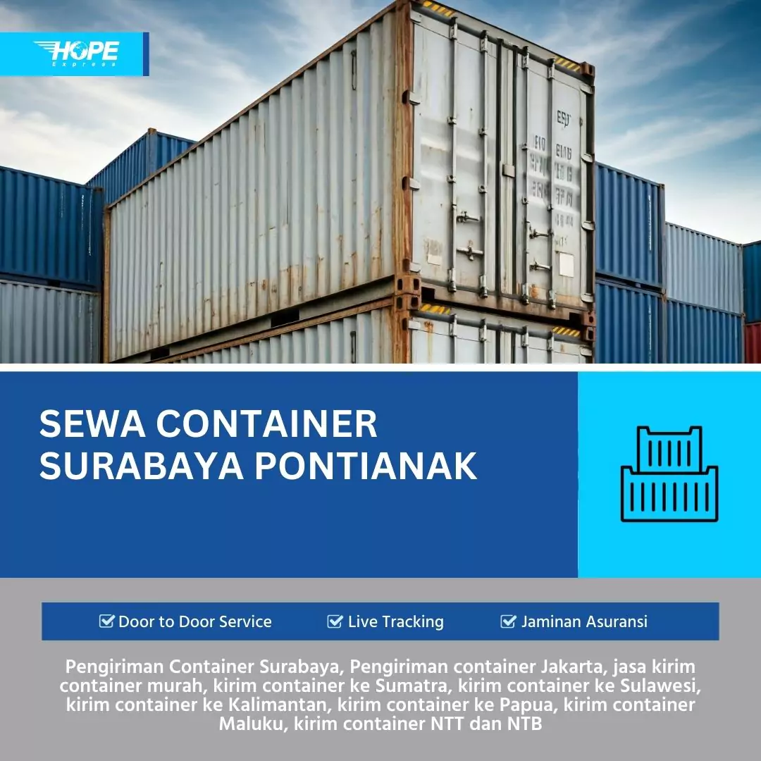 Sewa Container Surabaya Pontianak