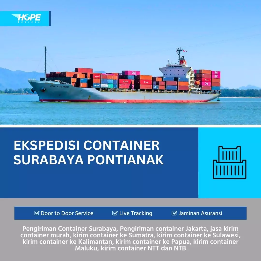 Ekspedisi Container Surabaya Pontianak