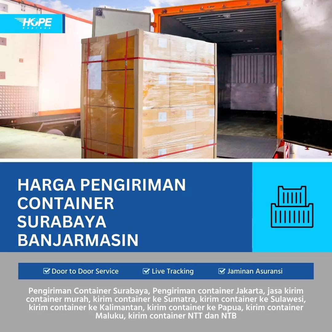 Harga Pengiriman Container Surabaya Banjarmasin