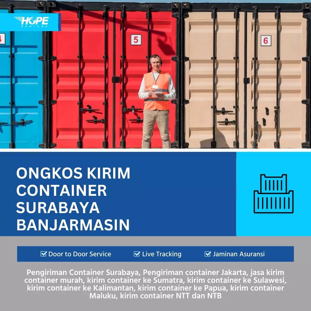 Ongkos Kirim Container Surabaya Banjarmasin