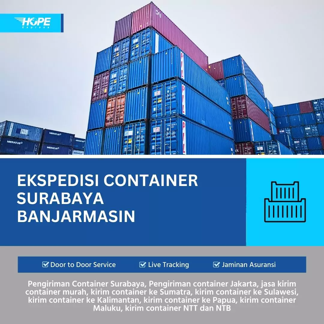 Ekspedisi Container Surabaya Banjarmasin