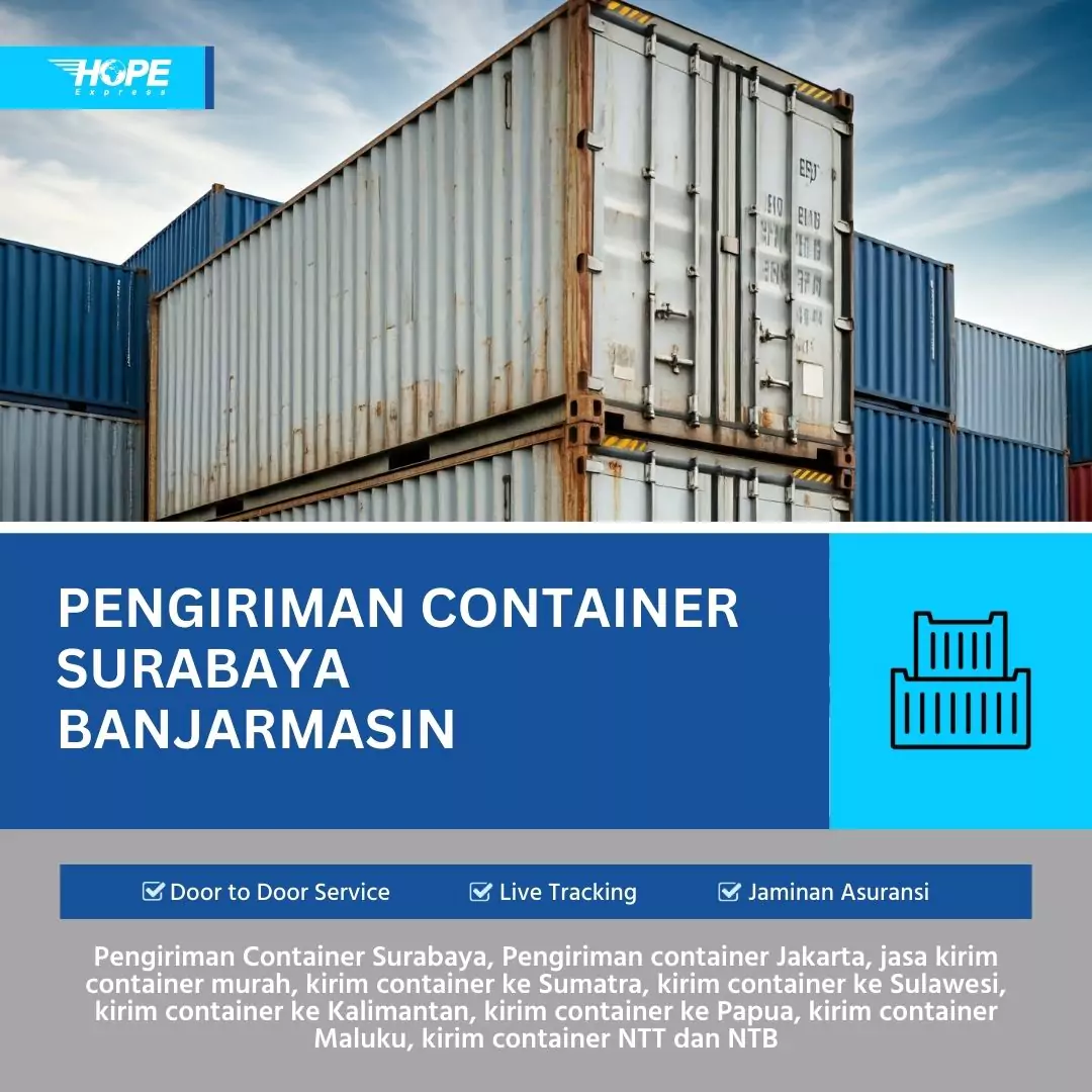 Pengiriman Container Surabaya Banjarmasin