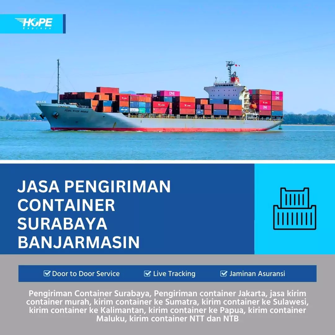 Jasa Pengiriman Container Surabaya Banjarmasin