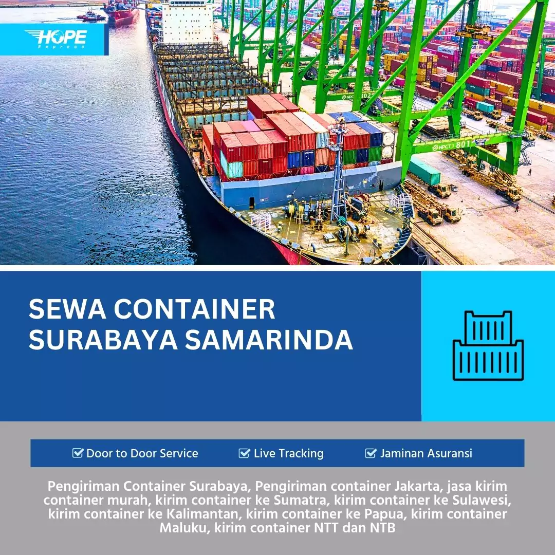 Sewa Container Surabaya Samarinda