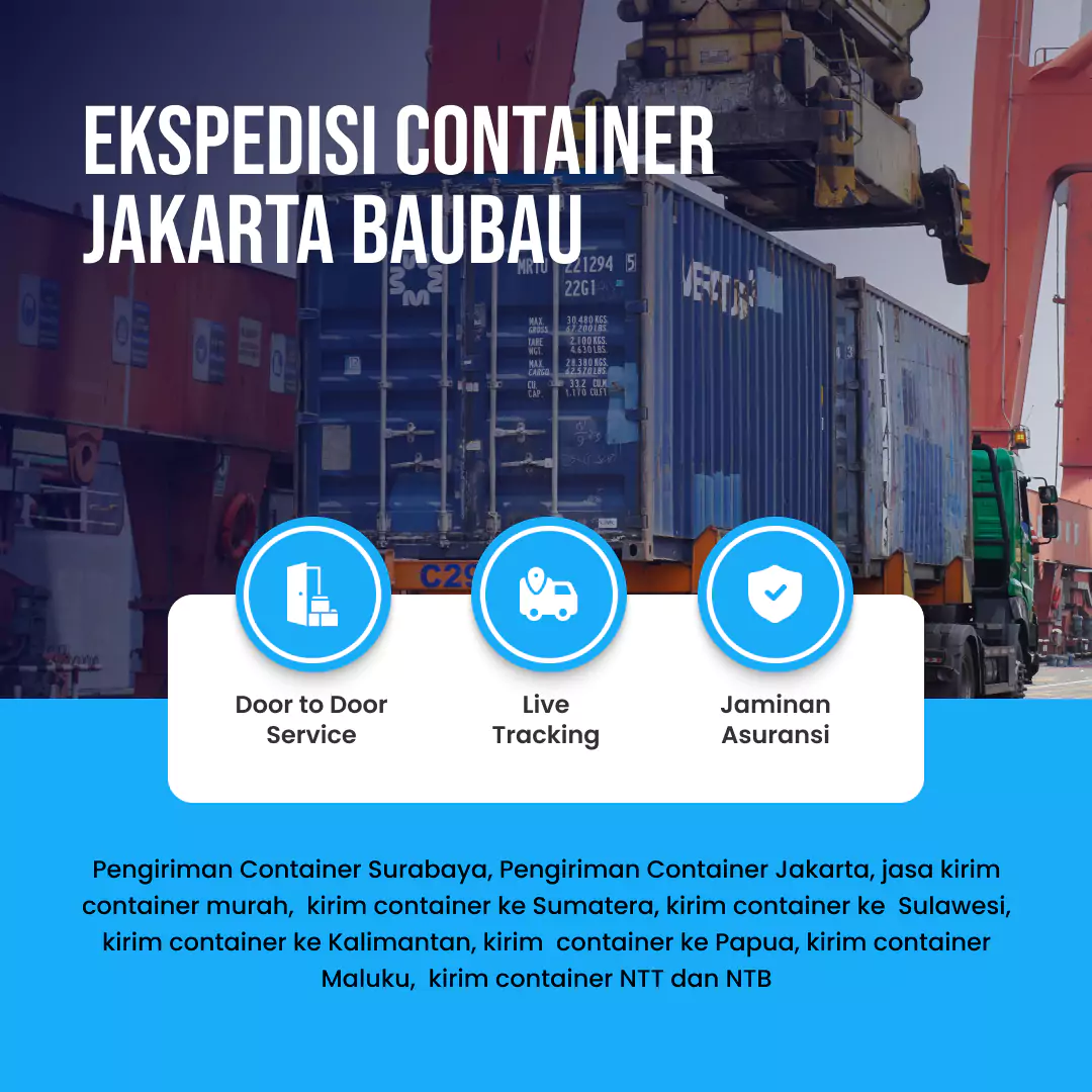 Ekspedisi Container Jakarta Baubau