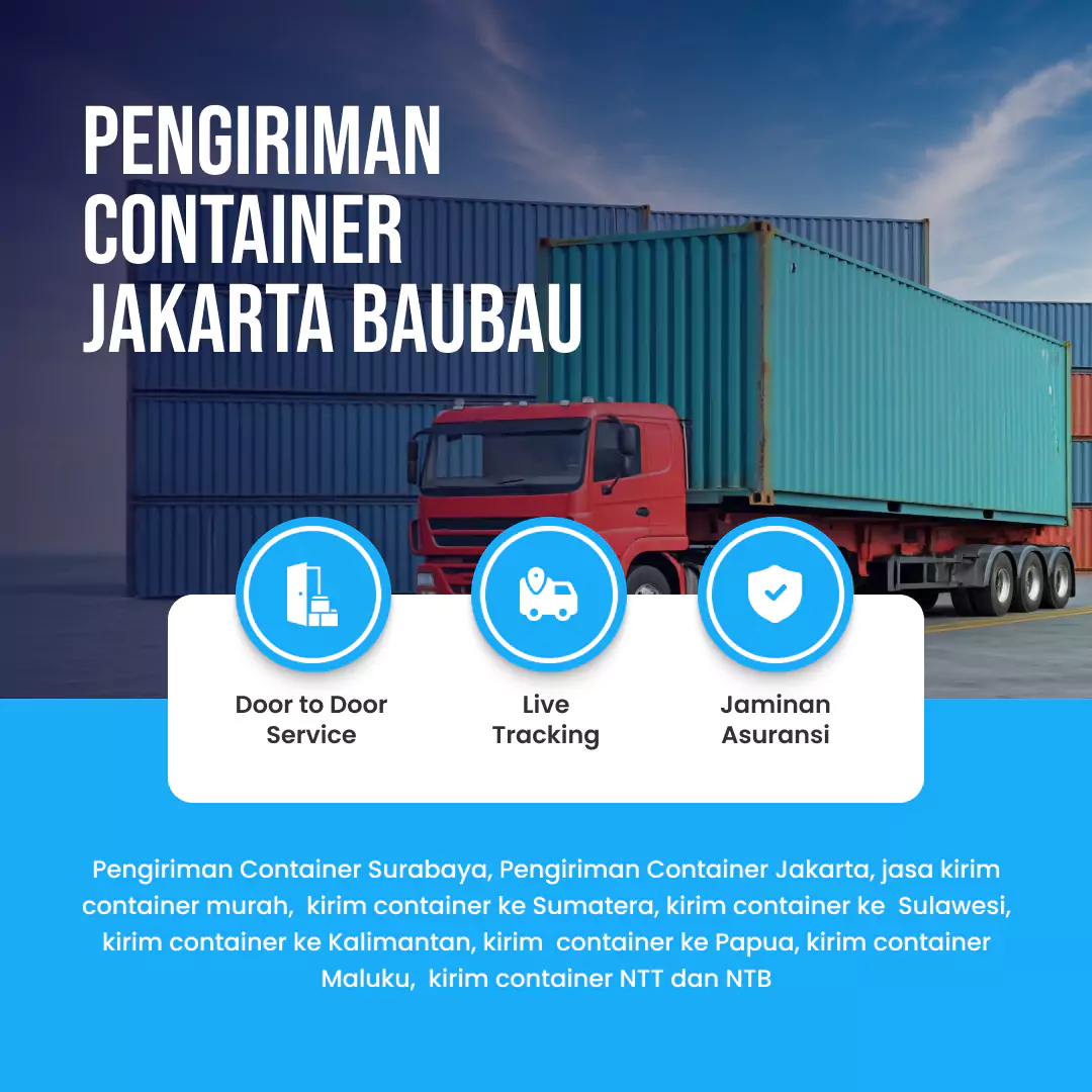 Pengiriman Container Jakarta Baubau