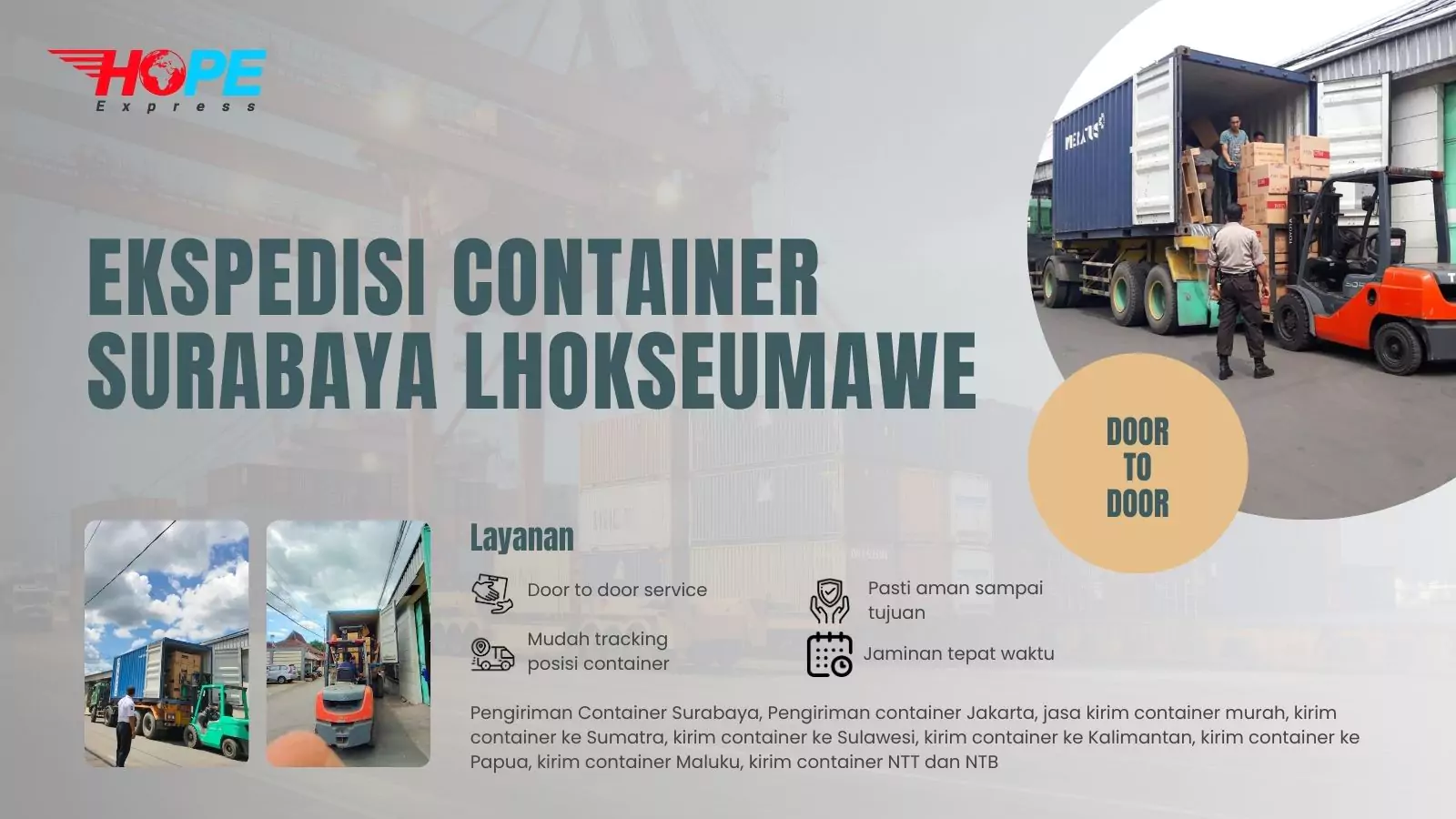 Ekspedisi Container Surabaya Lhokseumawe