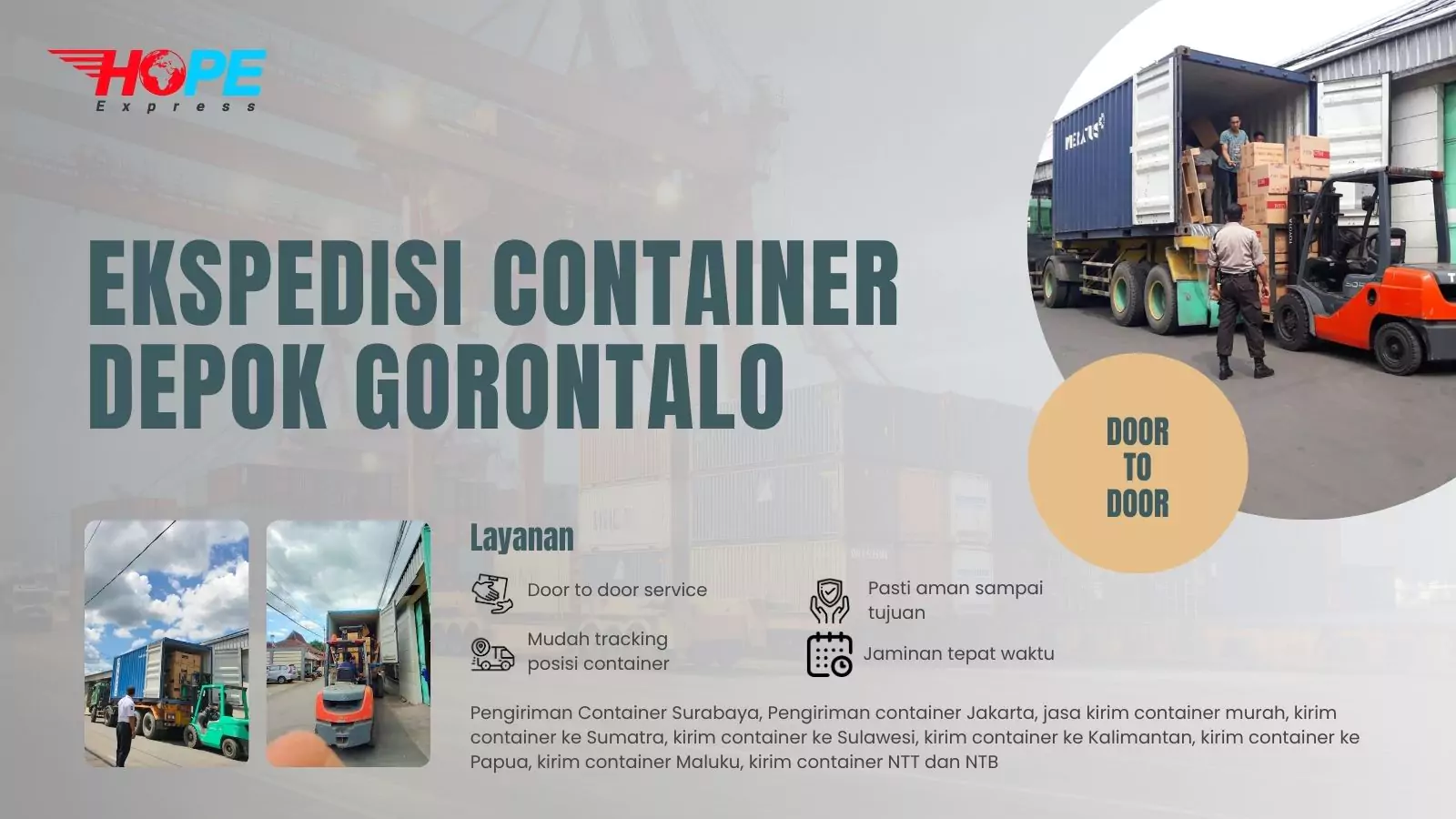 Ekspedisi Container Depok Gorontalo