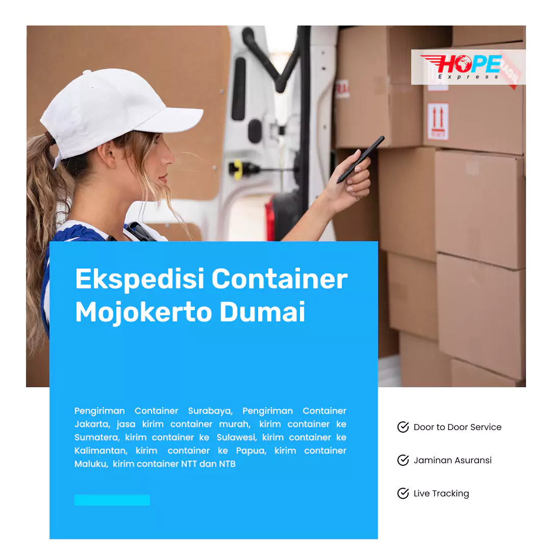Ekspedisi Container Mojokerto Dumai