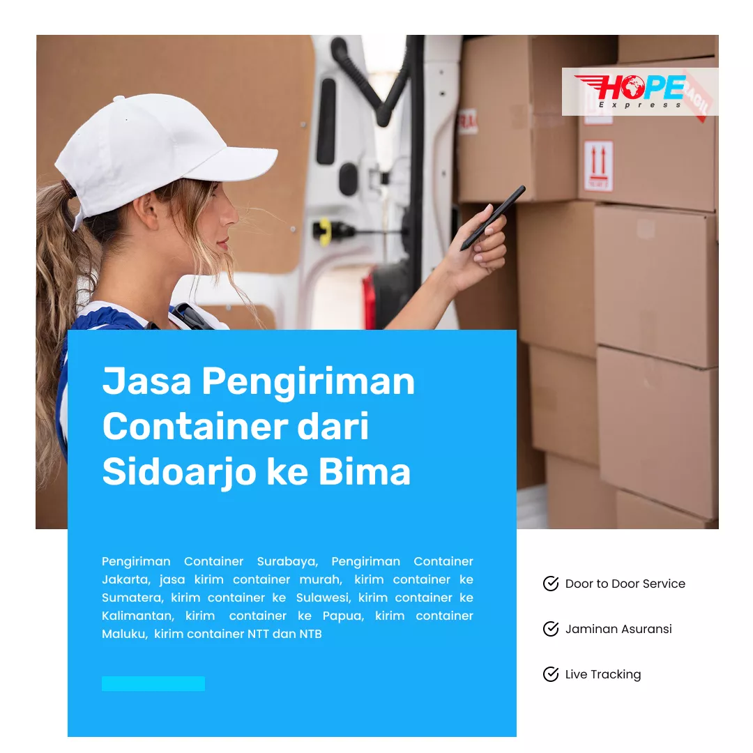 Jasa Pengiriman Container dari Sidoarjo ke Bima