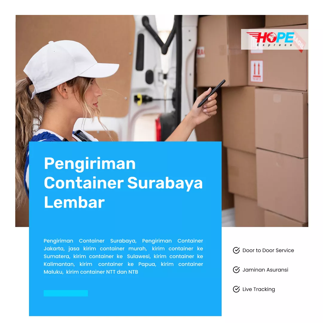 Pengiriman Container Surabaya Lembar