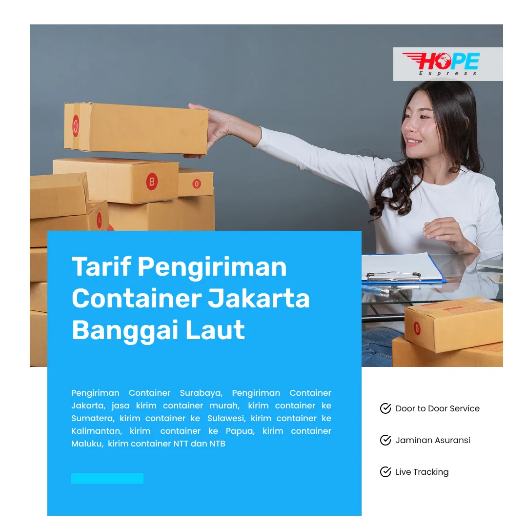 Tarif Pengiriman Container Jakarta Banggai Laut