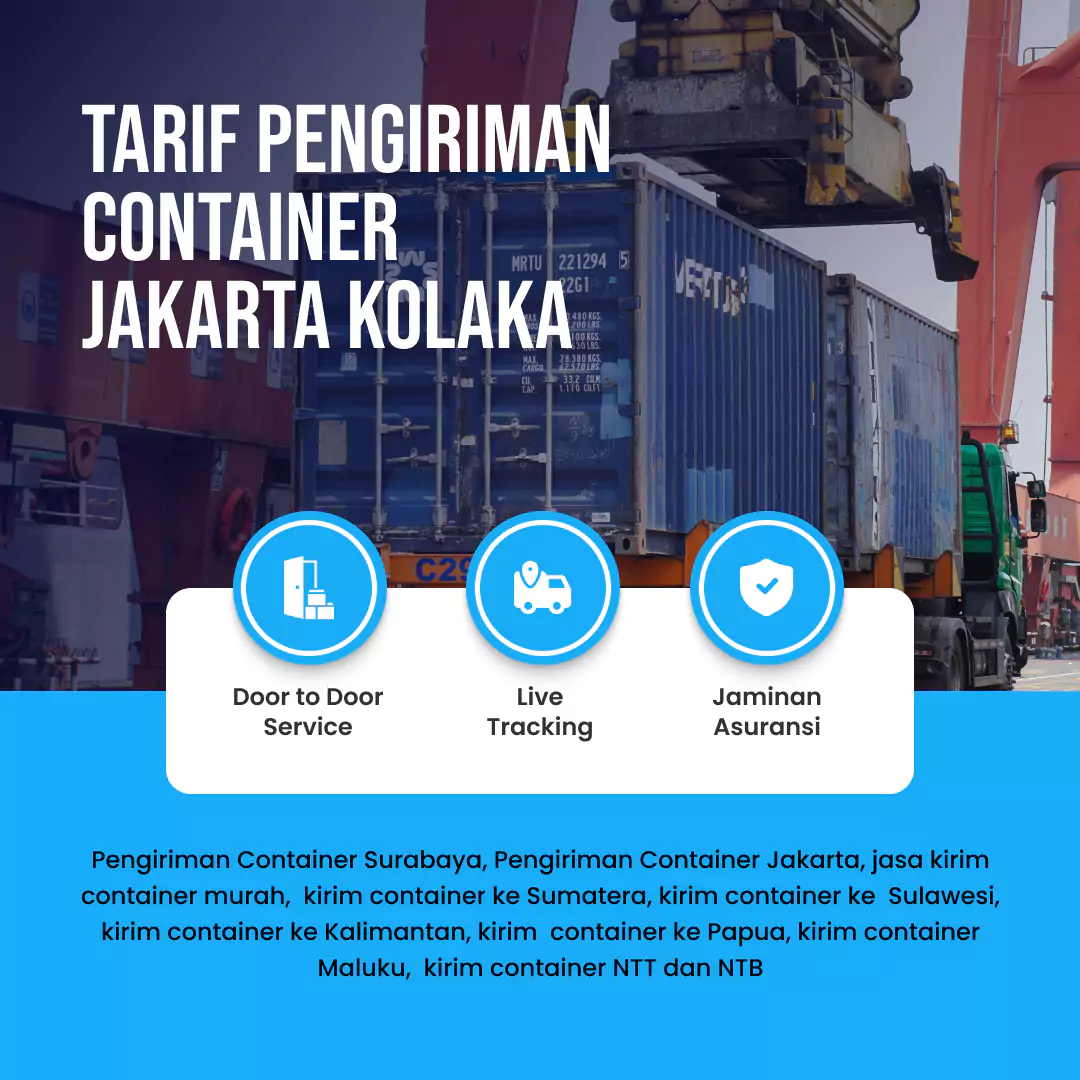 Tarif Pengiriman Container Jakarta Kolaka