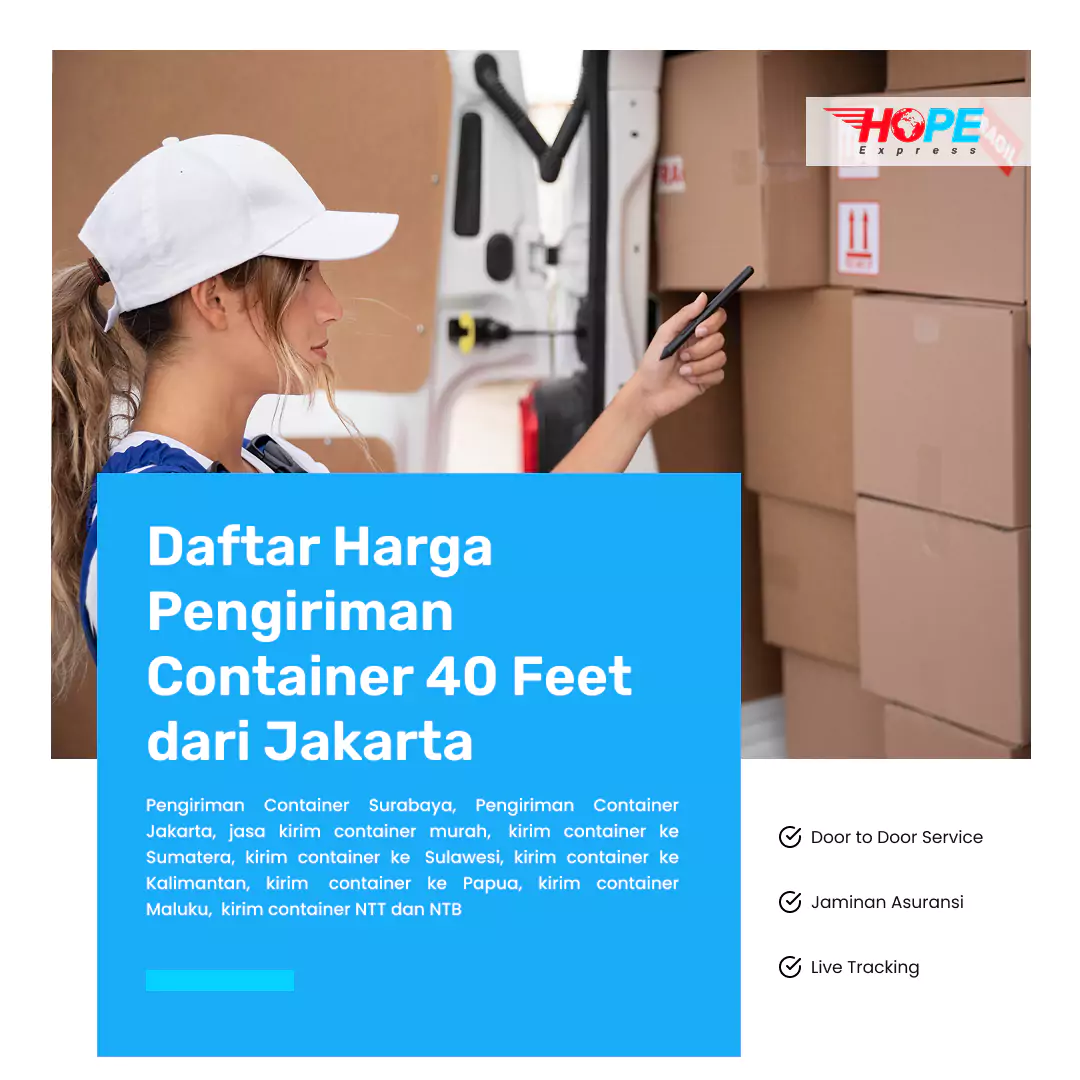Daftar Harga Container Jakarta 40 feet