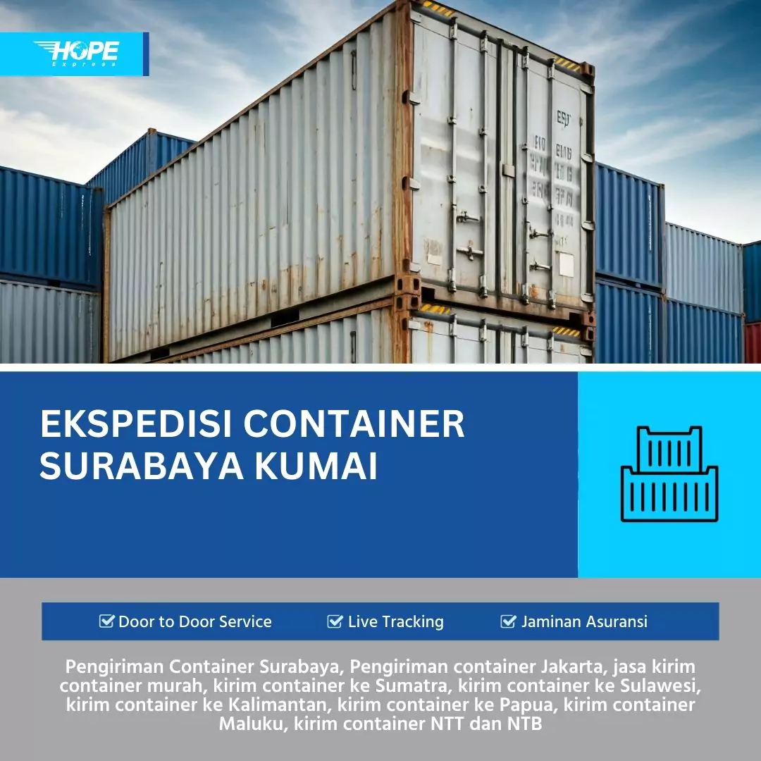 Ekspedisi Container Surabaya Kumai