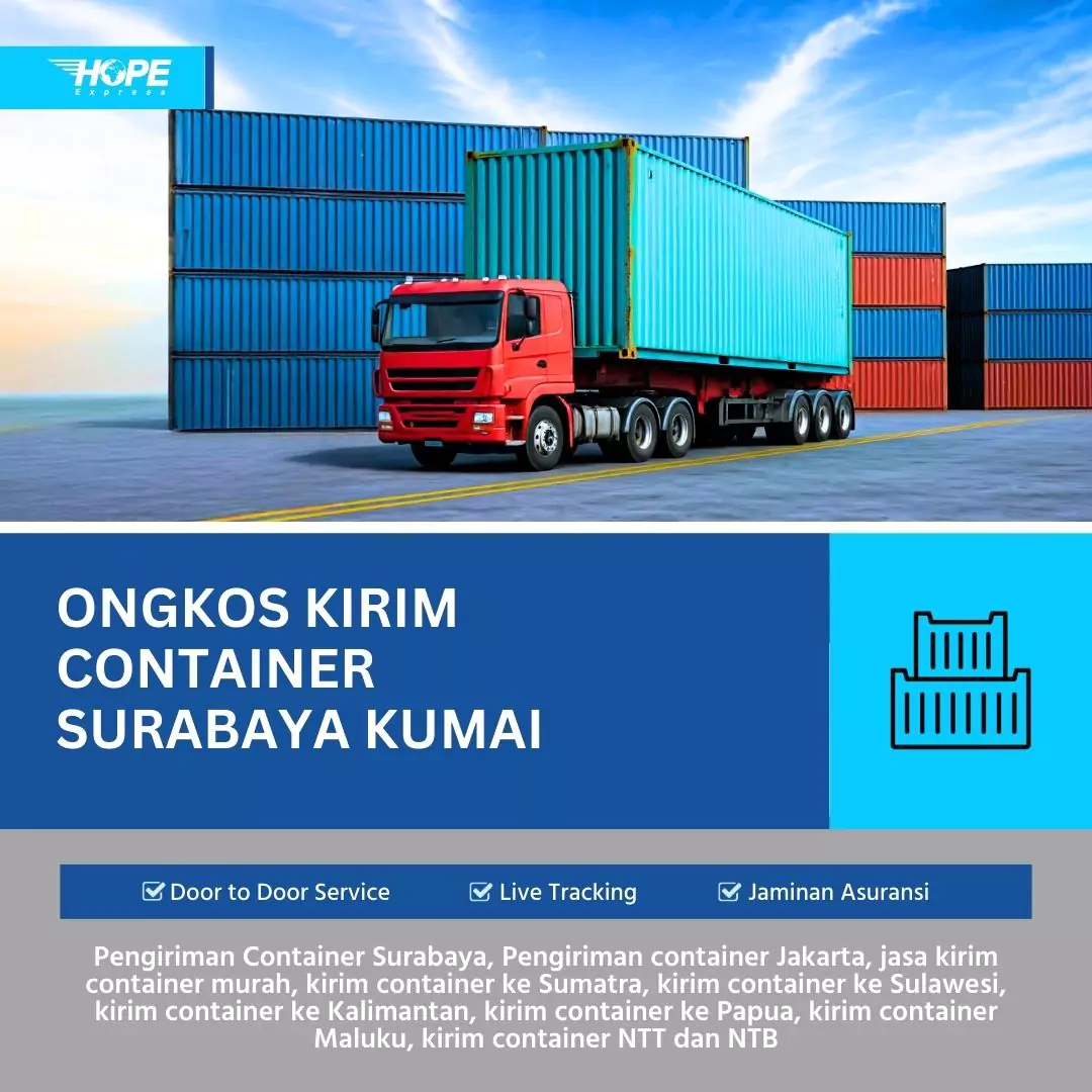 Ongkos Kirim Container Surabaya Kumai