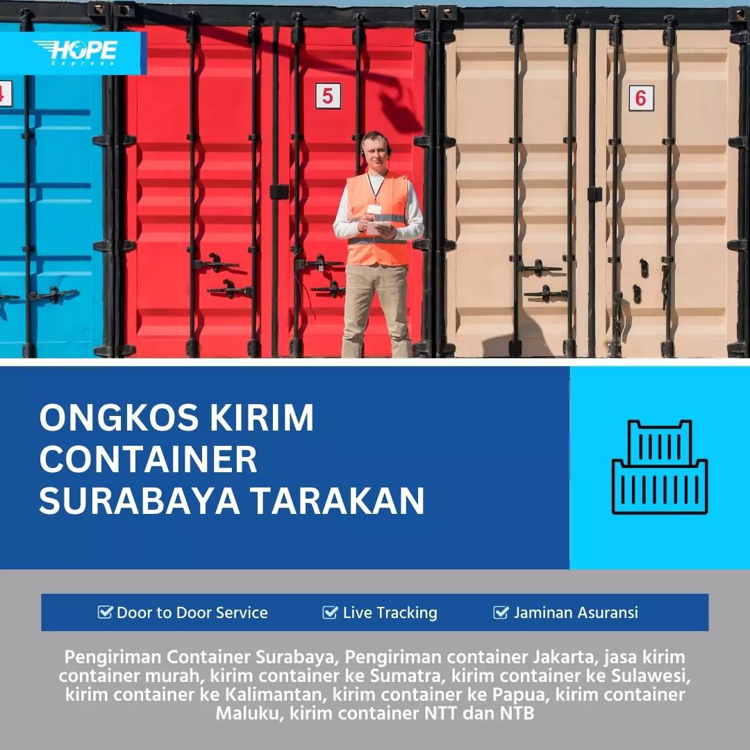 Ongkos Kirim Container Surabaya Tarakan