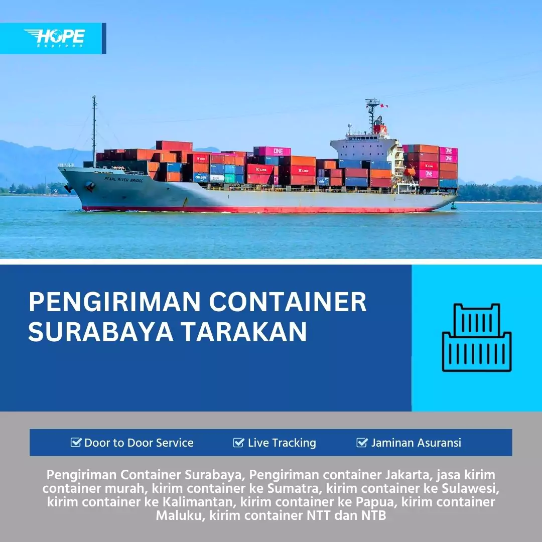 Pengiriman Container Surabaya Tarakan