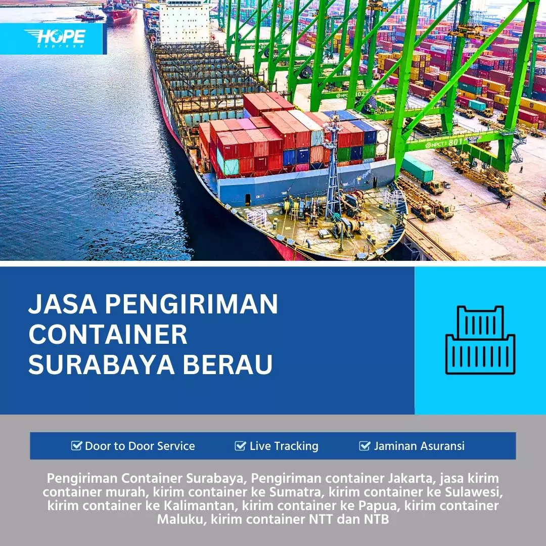 Jasa Pengiriman Container Surabaya Berau