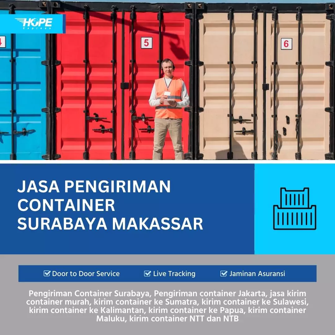 Jasa Pengiriman Container Surabaya Makassar