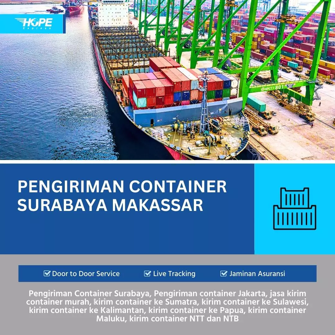 Pengiriman Container Surabaya Makassar