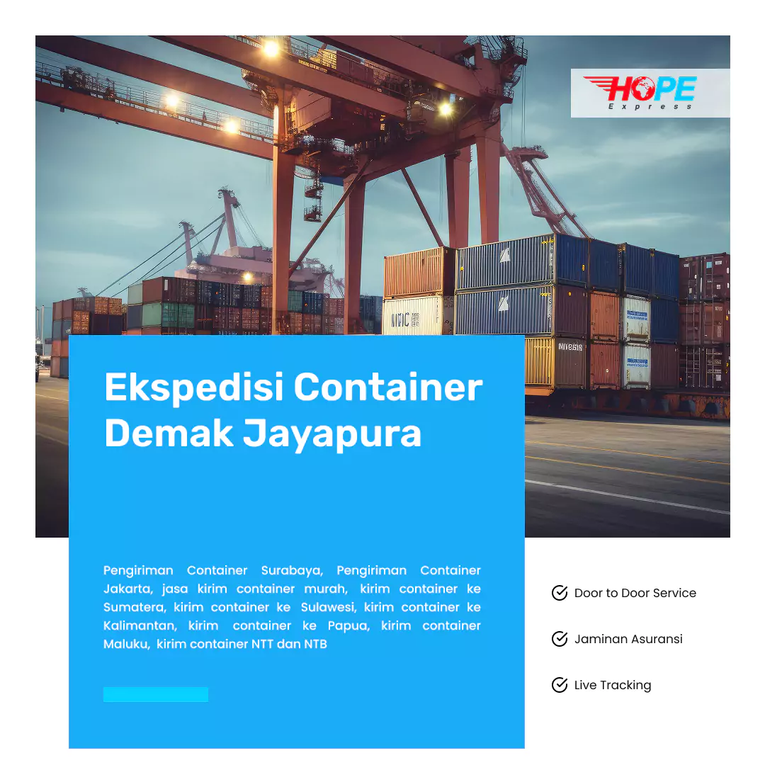 Ekspedisi Container Demak Jayapura