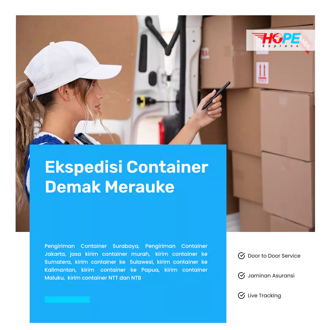 Ekspedisi Container Demak Merauke