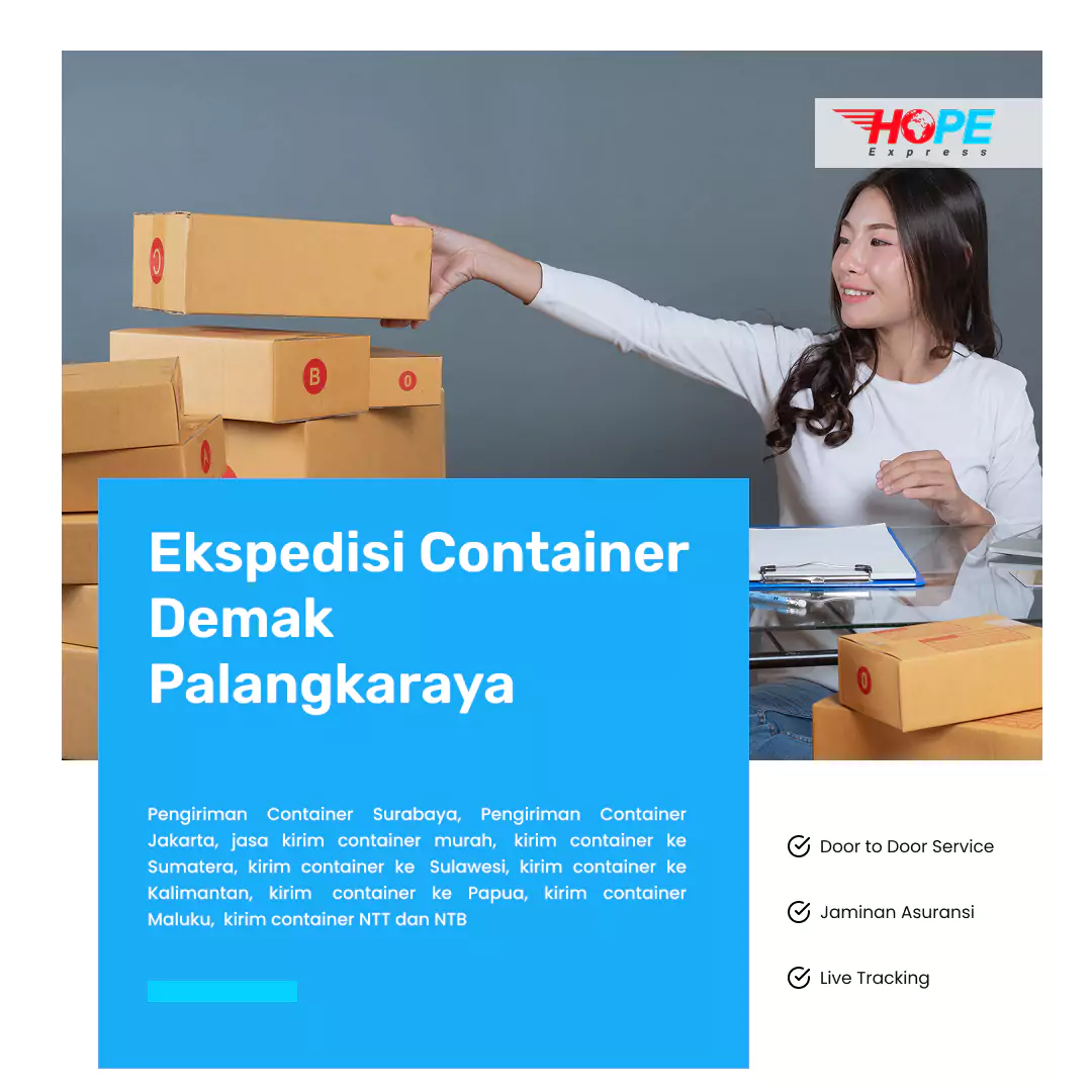 Ekspedisi Container Demak Palangkaraya