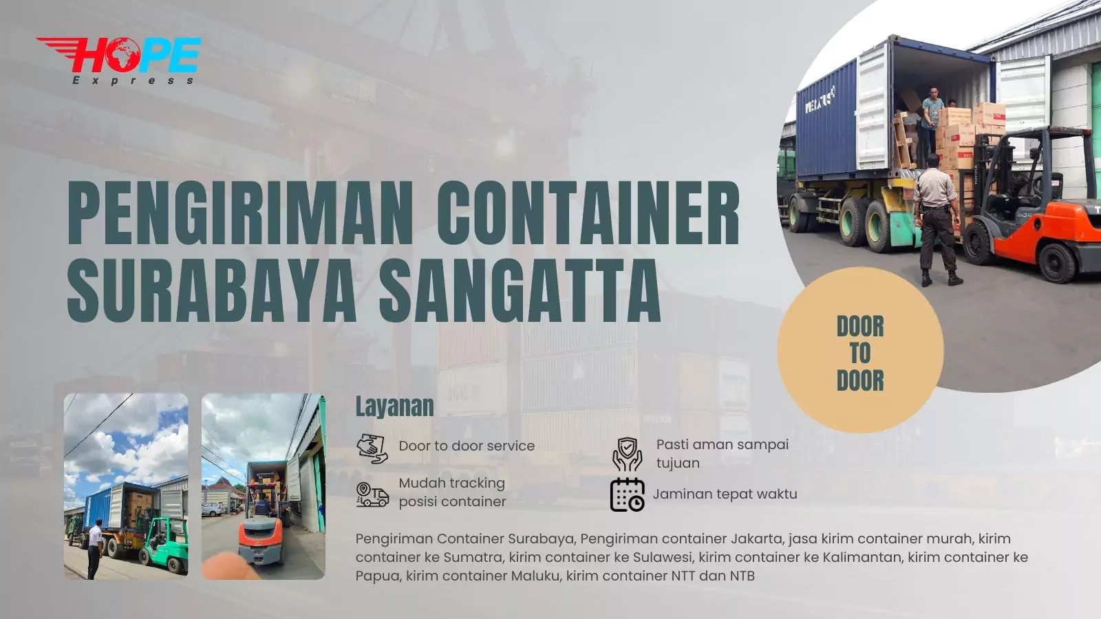 Pengiriman Container Surabaya Sangatta