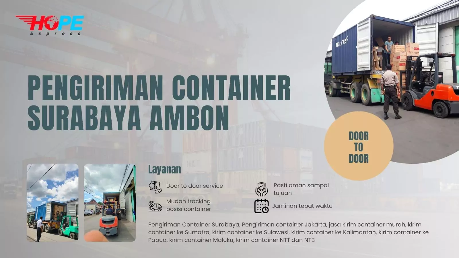 Pengiriman Container Surabaya Ambon