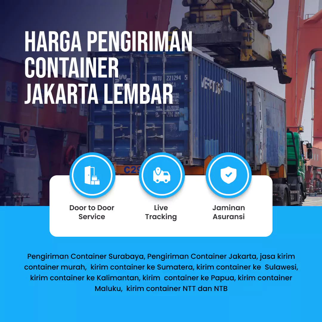 Harga Pengiriman container Jakarta Lembar