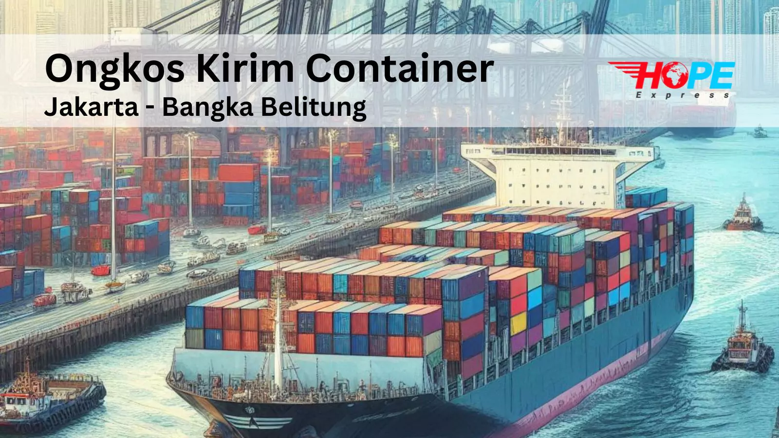Ongkos Kirim Container Jakarta Bangka Belitung
