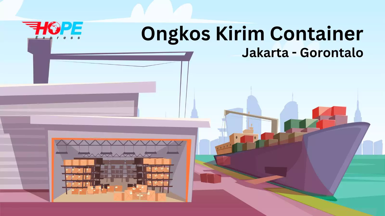 Ongkos Kirim Container Jakarta Gorontalo