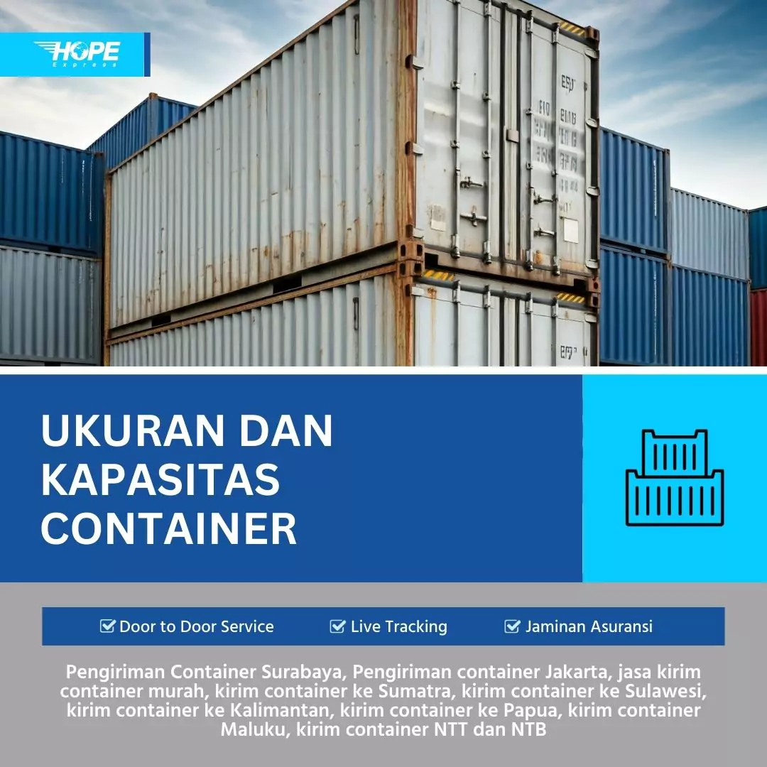 Ukuran dan Kapasitas Container