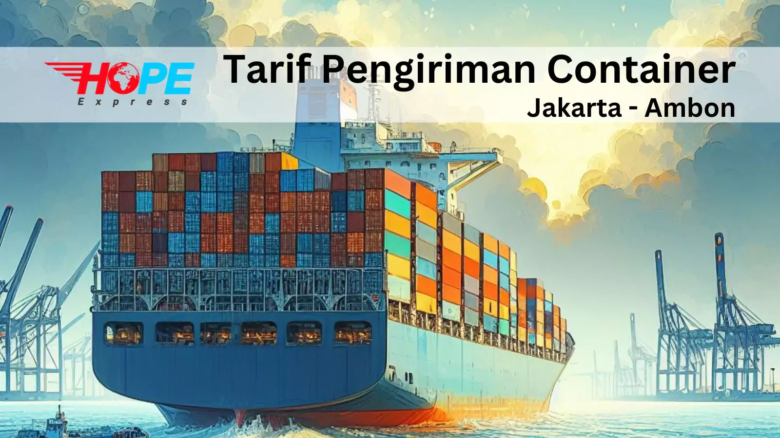 Tarif Pengiriman Container Jakarta Ambon