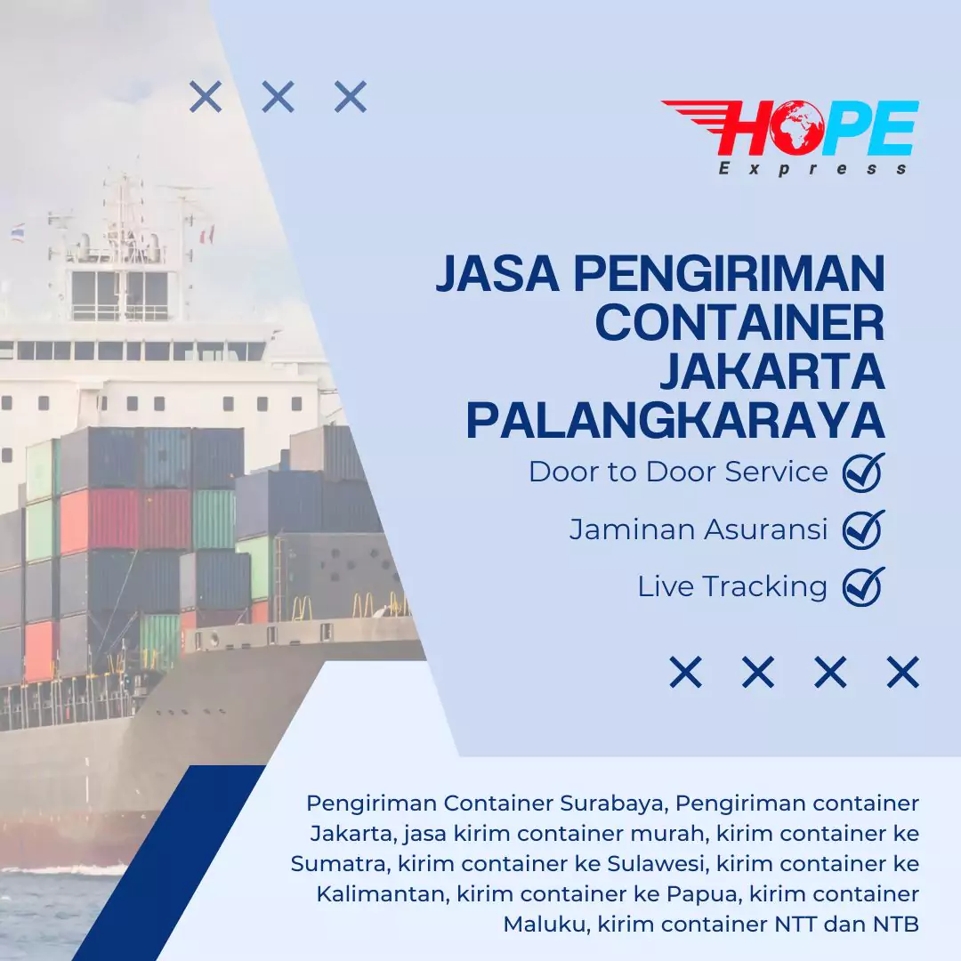 Jasa Pengiriman Container Jakarta Palangkaraya