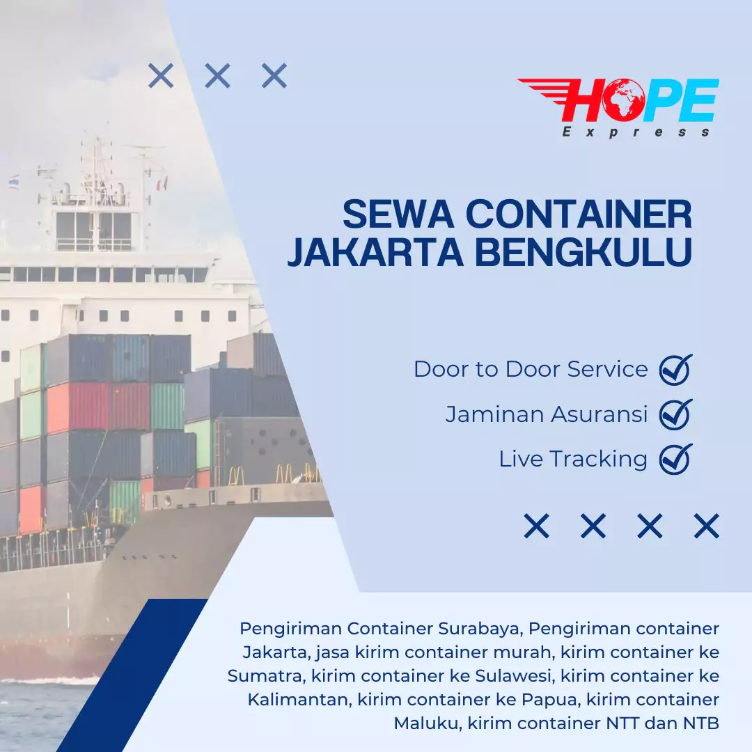 Sewa Container Jakarta Bengkulu