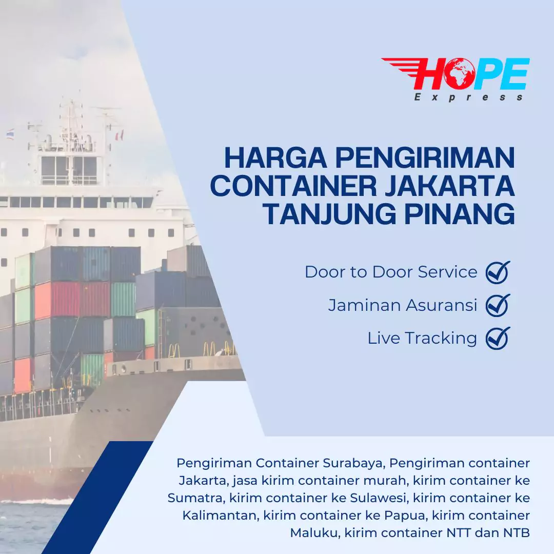 Harga Pengiriman Container Jakarta Tanjung Pinang