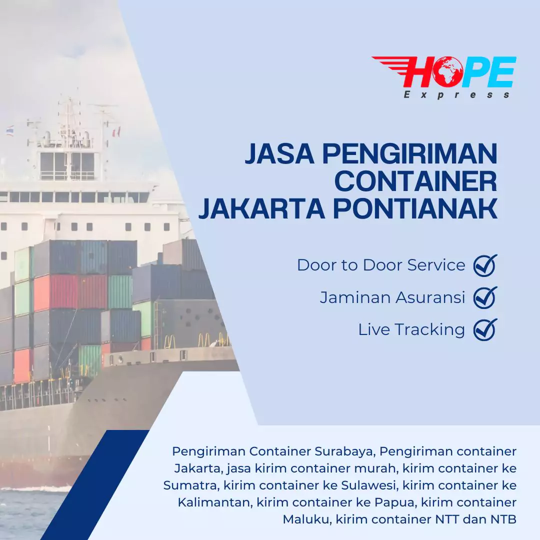 Jasa Pengiriman Container Jakarta Pontianak