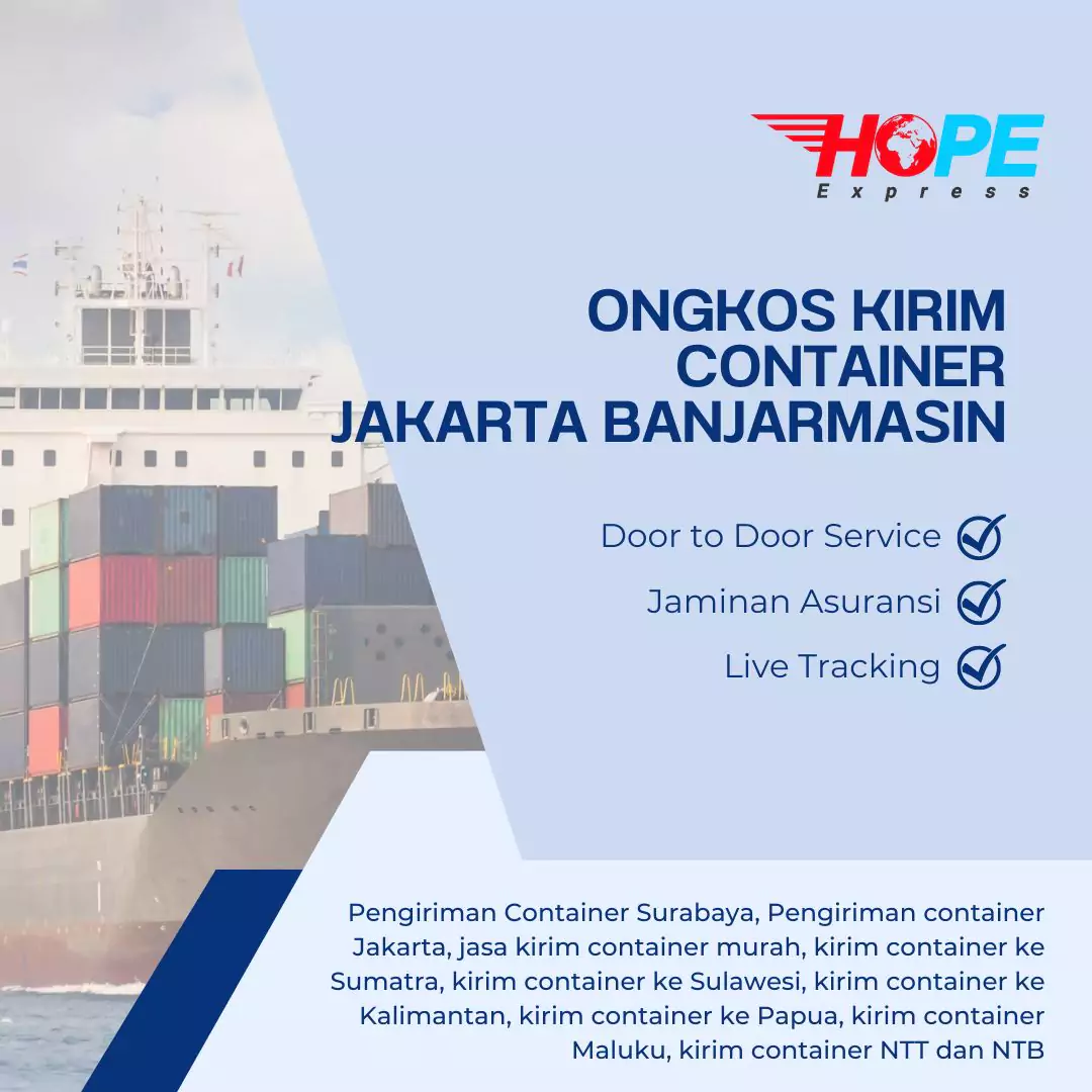 Ongkos Kirim Container Jakarta Banjarmasin