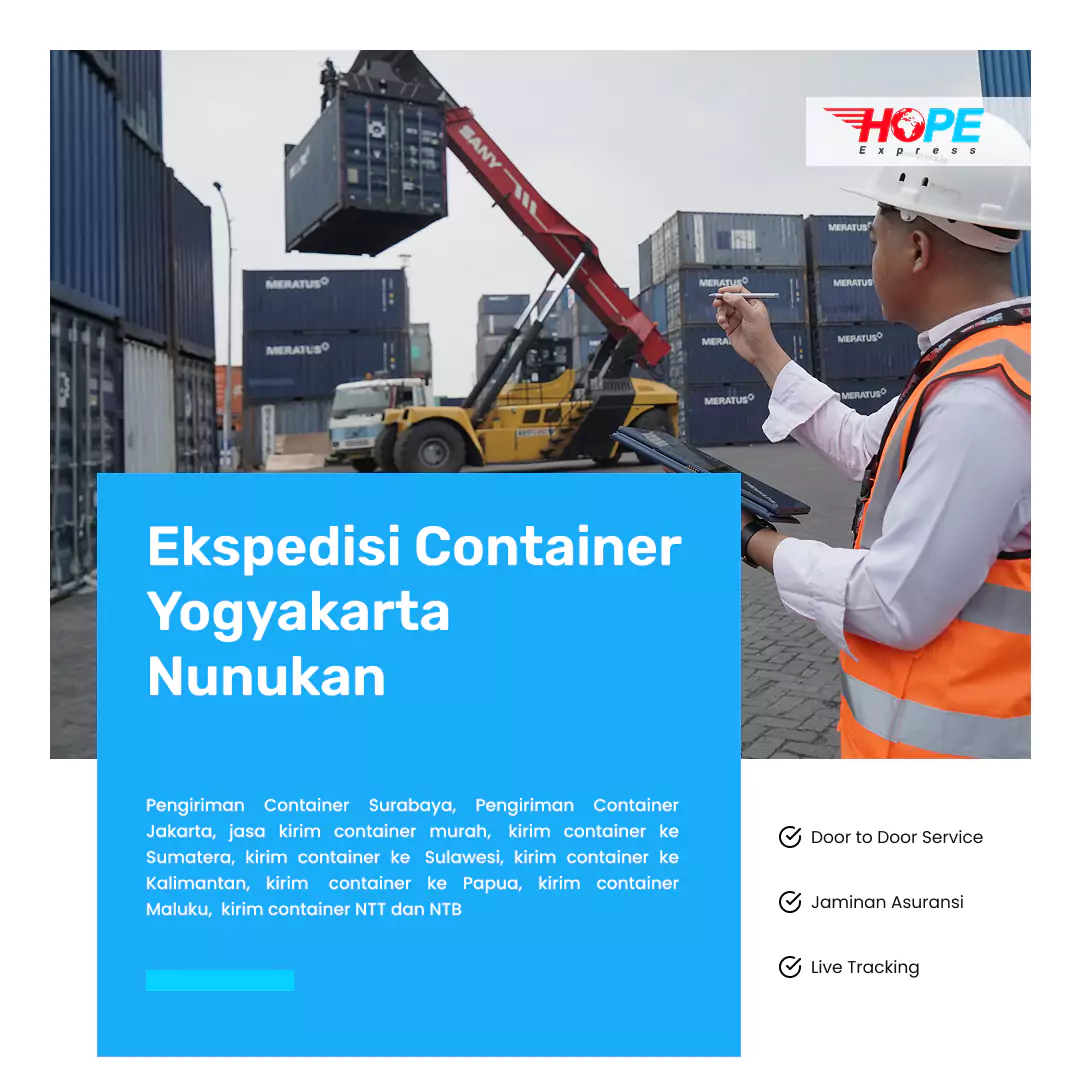 Ekspedisi Container Yogyakarta Nunukan