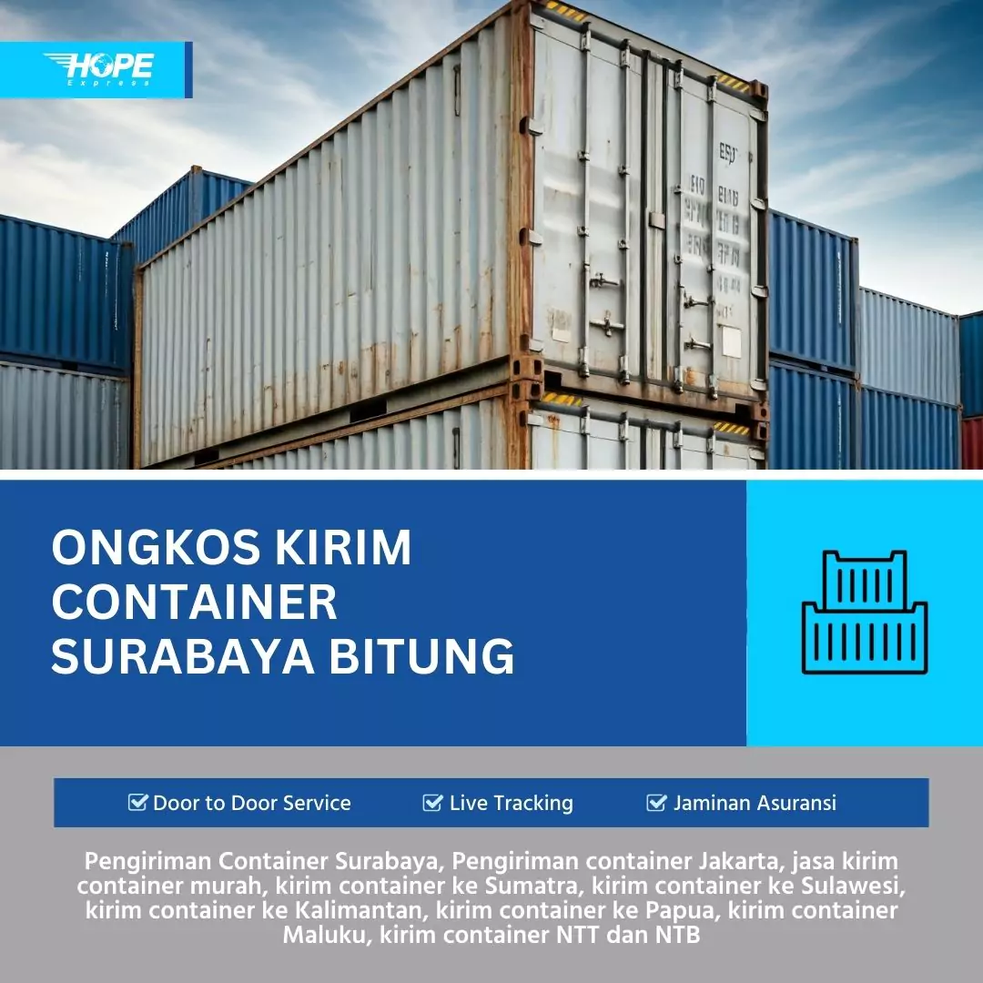 Ongkos Kirim Container Surabaya Bitung