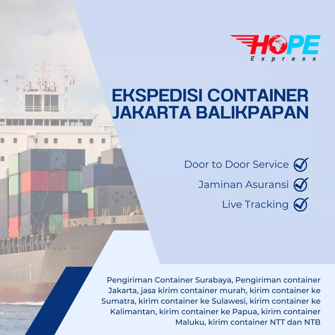 Ekspedisi Container Jakarta Balikpapan