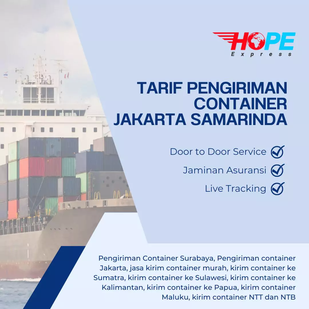 Tarif Pengiriman Container Jakarta Samarinda