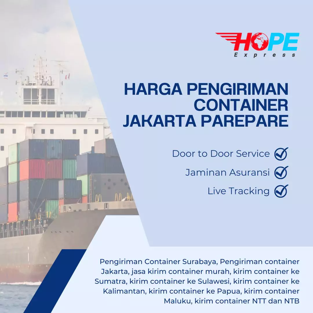 Harga Pengiriman Container Jakarta Parepare