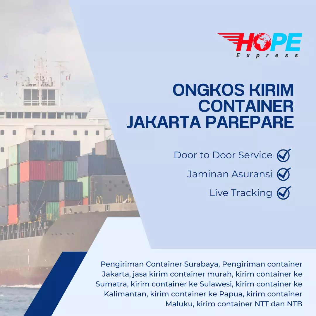 Ongkos Kirim Container Jakarta Parepare