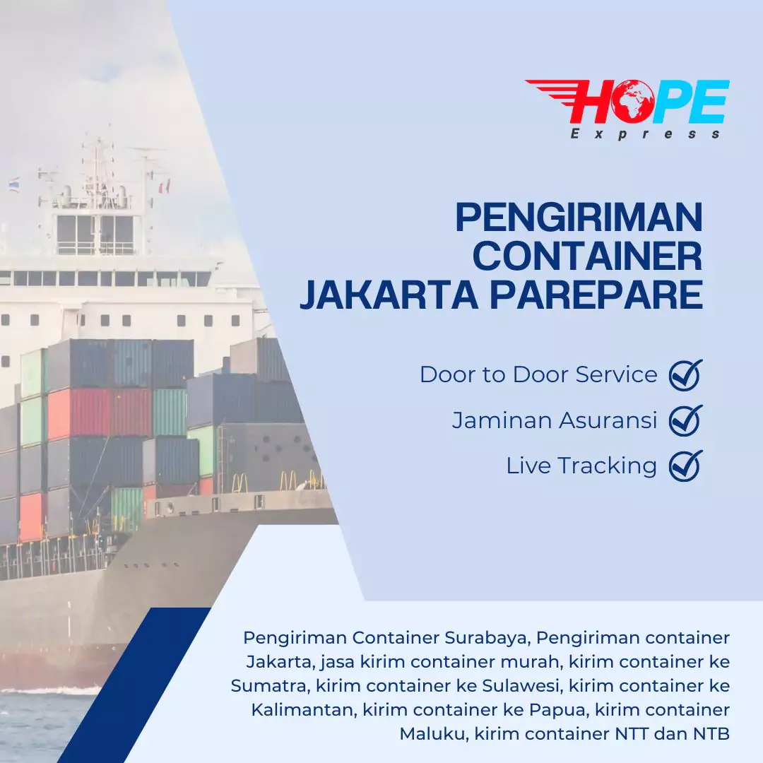 Pengiriman Container Jakarta Parepare